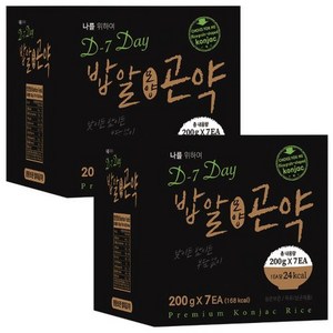 세븐데이 밥알 곤약 7p, 200g, 2개