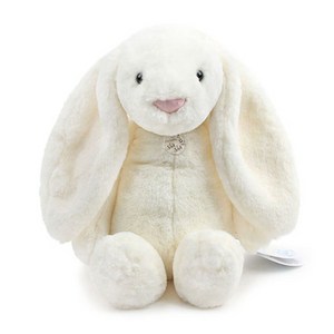 마이 러블리 샤샤 토끼 봉제인형, 30cm, 아이보리, 1개