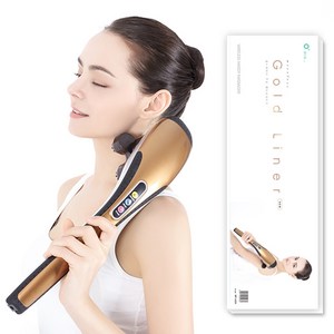 아이오랩 골드라이너 무선 핸디마사지기 MT-66SA, 딥골드