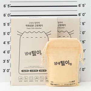 냄새털이범 6개월 사용하는 초강력 탈취제, 90g, 2개