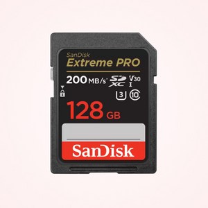 샌디스크 에스티원테크 공식인증 제품 SD메모리카드 SDHC Exteme Po 익스트림 프로 UHS-I SDXXD, 128GB, 1개