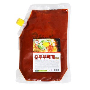 텃밭 냉장 순두부찌개 양념 1.2kg WJT, 1개