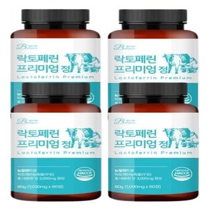 밸런스궁합 락토페린 프리미엄 정 3000mg 60정, 4개