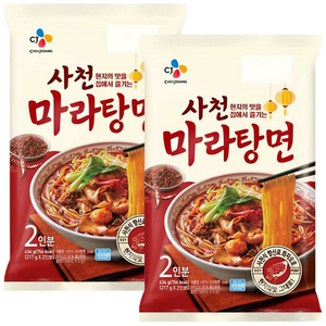 [CJ] 사천마라탕면, 434g, 2개