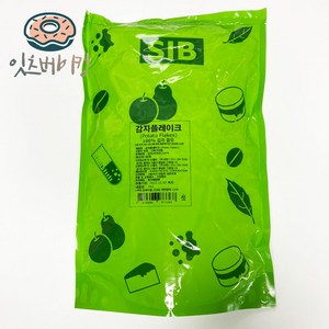 감자 플레이크 (1kg) 샐러드 으깬 감자 튀김옷 분말, 1개, 1kg