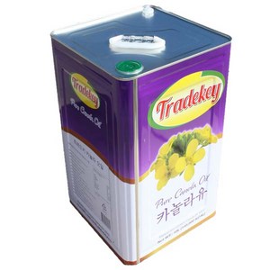 트레드키 NON GMO 카놀라유 CAN 업소용, 18L, 1개