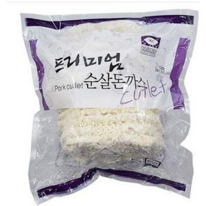 프리미엄 순살 돈까스(송림)1600G, 1.6kg, 2개