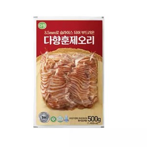 다향 훈제 오리 슬라이스 500g, 4개