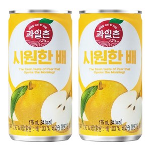 [달담박스]해태 썬키스트 우리배 175ml 60캔, 60개