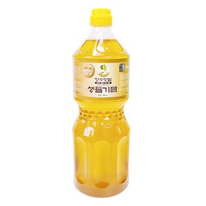 장수텃밭 [대용량]아침에 한숟갈 생들기름 1500ml, 1.5L, 1개