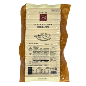 [퀴클리몰] 오뗄 후랑크 소시지 1kg 냉장, 9개