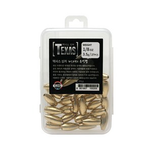 하프루어 텍사스싱커 덕용 HL-TT12, 3/16oz 21pcs, 1개