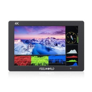 [Feelwold] 필월드 T7 PLUS 카메라 4K 프리뷰 모니터 7인치 3D LUT 스크린 HDMI, 1개