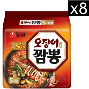 오징어짬뽕 124g, 40개