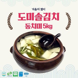 eTV 도미솔김치 동치미5kg, 1개, 5kg