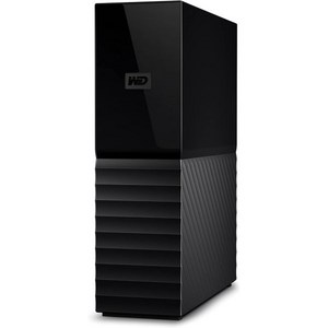 WD 16TB My Book Desktop 외장 하드 드라이브 USB 3.0 암호 보호 및 백업 소프트웨어가 포함된 HDD WDBGB0160HBKNESN, 1개