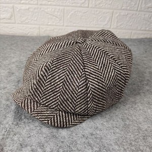 베레모 헌팅캡 플랫캡 팔각모 울 레트로 힙합 남성용 M/L Flat Cap Wool Vintage Octagonal Hat Peaky blindes