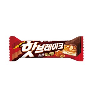 오리온 핫브레이크 땅콩카라멜, 45g, 20개