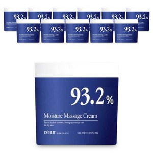 데뷰 93.2% 모이스처 마사지 크림, 500ml, 12개