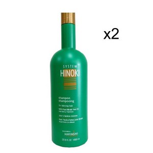 하야시 히노키 샴푸 1000ml 2팩 Hinoki Shampoo, 1L, 2개