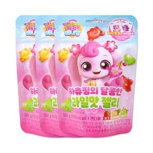 캐치티니핑 젤리 4종 티니핑씰 포함, 3개, 50g