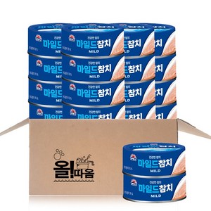 올따옴) 사조 안심따개 마일드참치 85g 18입, 18개