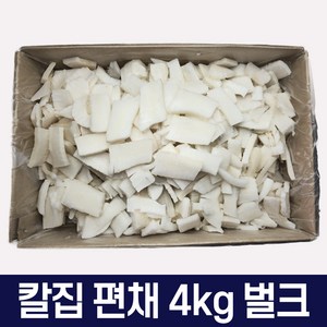 다인수산몰) 대왕오징어 칼집 몸채 편채 4kg 벌크 도매 칠레산, 1개, 편채4kg