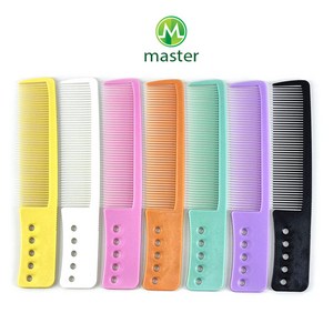 MASTER COMB 717 마스터 콤 717 전문가용 커트빗, 핑크, 1개