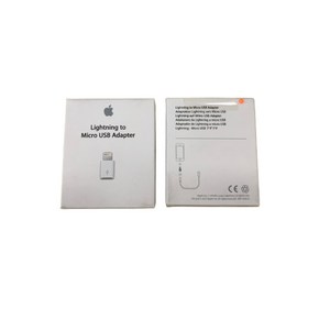 Apple 정품 라이트닝 마이크로 USB 어댑터, 1개