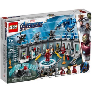 레고 76125 어벤져스 아이언맨 연구소 [정품 국내배송] LEGO® 76125 Mavel Supe Heoes, 혼합 색상, 1개