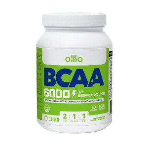 올라 BCAA 6000 [그린애플 Upgade] 500g, 1개