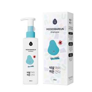 모두바른 키즈 샴푸, 1개, 400ml