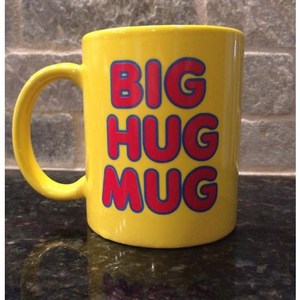 Big Hug Mug - Ceamic Coffee Mug 빅 허그 머그 - 세라믹 커피 머그, 1개, Yellow