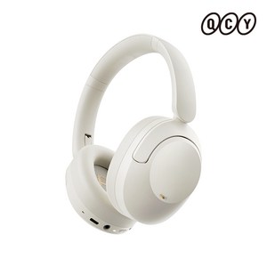 QCY H4 노이즈 캔슬링 블루투스 헤드셋, 화이트, QCY-H4 ANC APP HEADSET