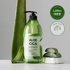 애트리 내추럴 대용량 알로에 수딩젤 1000ml, 1L, 1개