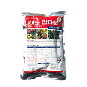 이노업다운 1kg 수용성 인산가리 비료 칼륨 엽면시비 웃자람 경감, 1개