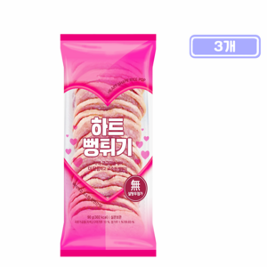 오늘좋은 하트 뻥튀기 (90G), 3개, 90g