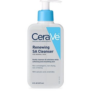 CeaVe 세라비 Salicylic Acid Cleanse 리뉴잉 SA 세라마이드 재생 클렌저 클렌징 폼, 237ml, 1개