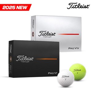 아쿠쉬네트코리아 2023 NEW 타이틀리스트 PRO V1 V1X 골프공 12알 1더즌, PRO V1X 화이트, 1개, 12개입