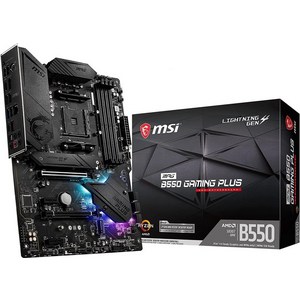 MSI 마더보드 MPG B550 GAMING PLUSA ATX [AMD B550 칩셋 탑재] Ryzen 5000 시리즈 프로세서 MB5873