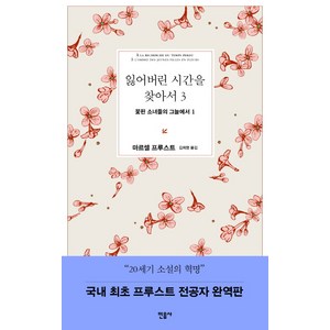 잃어버린 시간을 찾아서 3: 꽃핀 소녀들의 그늘에서 1, 민음사, 마르셀 프루스트