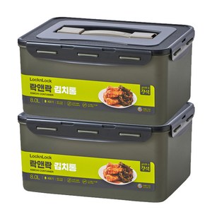 락앤락 뉴 김치통 정석 핑크, 8L, 2개