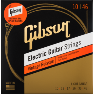 Gibson Vintage Reissue Electic Guita Stings Light Gauge(010-046) / SEG-HVR10 / 깁슨 일렉기타 스트링, 1개