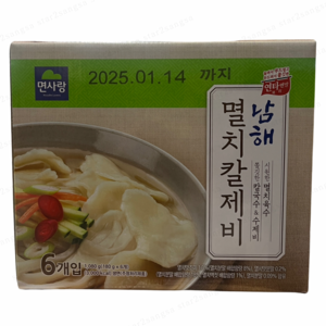 면사랑 남해칼제비 180g, 6개