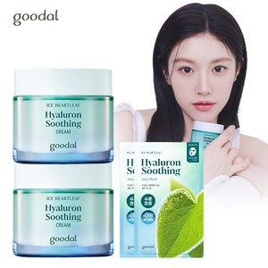 [1+1] 구달 어성초 히알루론 수딩 크림+단독증정, fee, 75ml, 2개