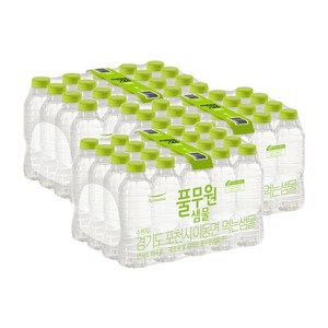 풀무원샘물 무라벨 생수, 330ml, 60개