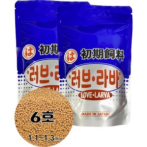 러브라바6호 잘먹는 금붕어사료 100g 2개