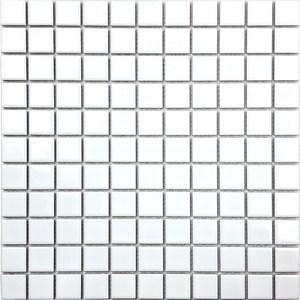 자기질모자이크타일 25mm 화이트 유광 [박스판매=1해배], 11개