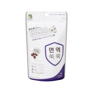 캐츠랑 저요저요 부스터 고양이 기능성 간식 60g, 면역쑥쑥, 12개