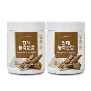 백세식품 잔대 농축분말 200g통 40일분, 2개, 200g